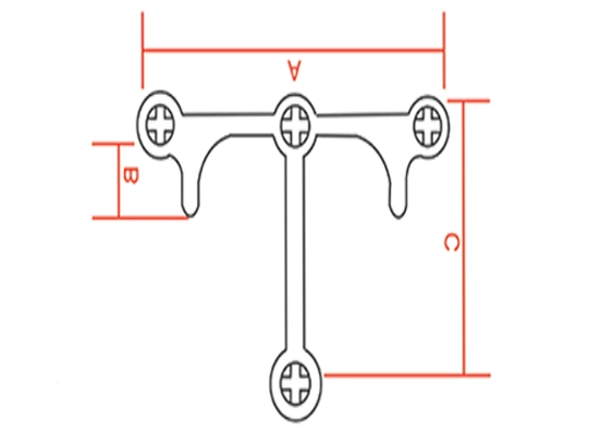 Estribo palanque em H